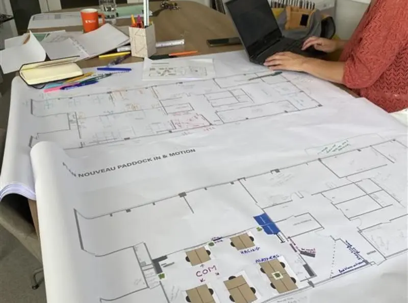 La co-conception du projet d'aménagement avec votre équipe